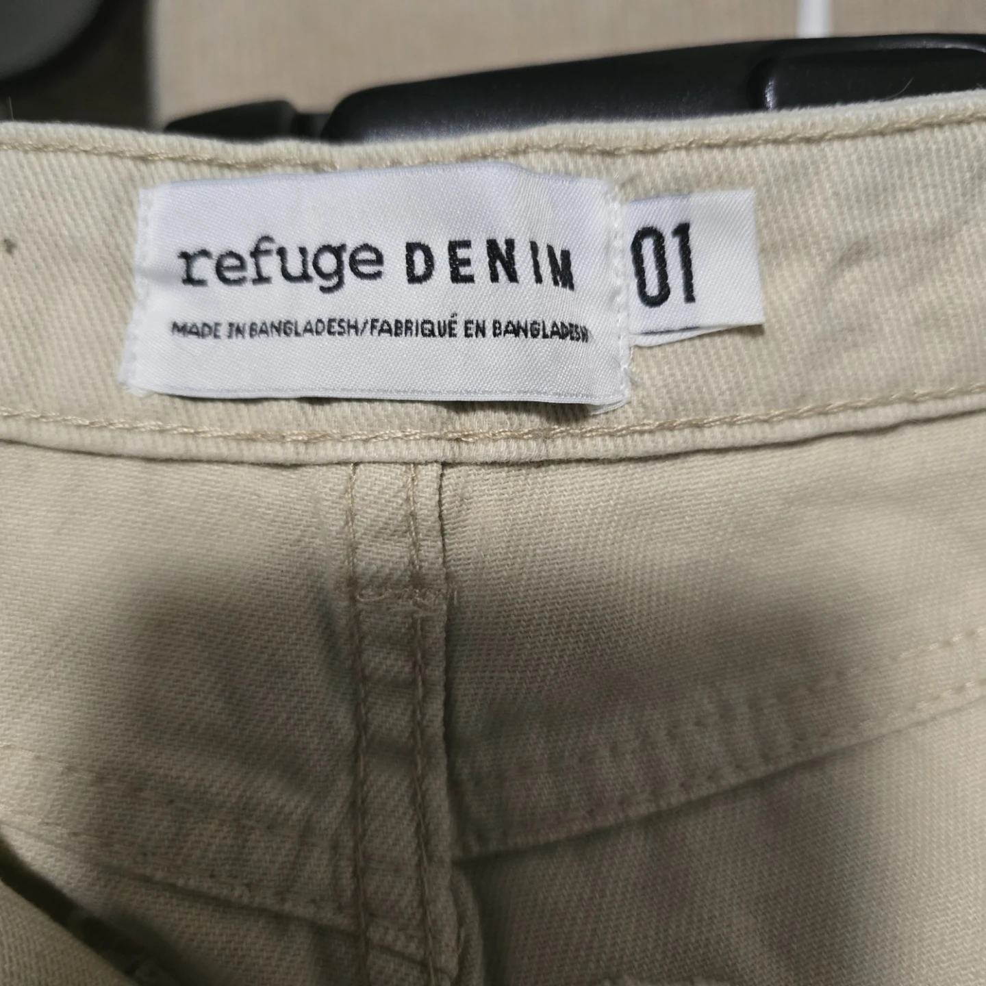 Refuge Denim Beige Jeans - photo 2