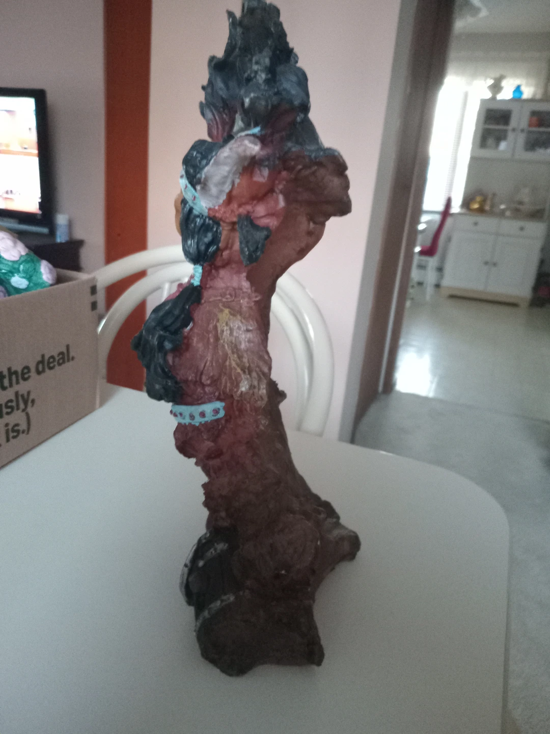 Native American Figurine with Horse - photo 2