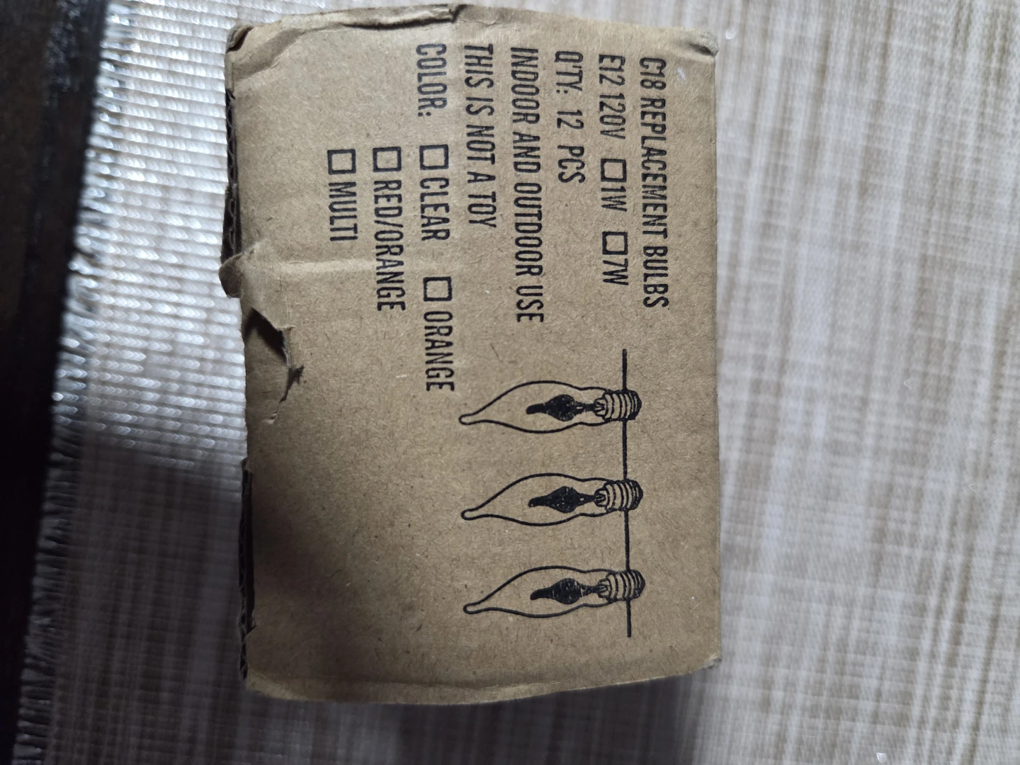 C18 Replacement Bulbs - Red/Yellow Flame Tip - 12 Pack - photo 3