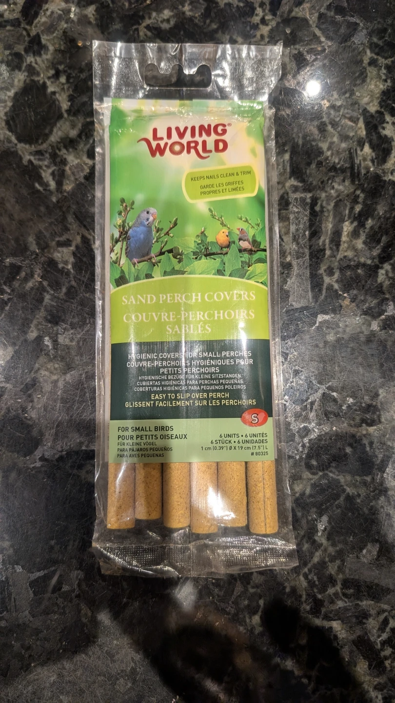 🧡 Living World Sand Perch Covers - Small Bird Size