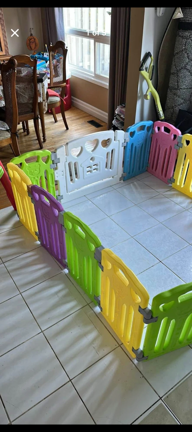 Colorful Baby Playpen - New Design!