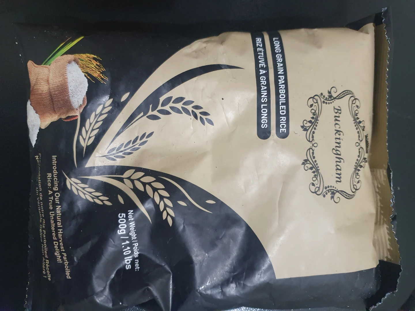 Buckingham Long Grain Parboiled Rice 500g