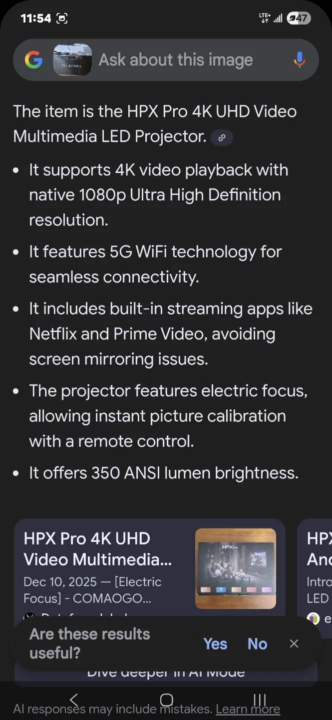 8K UHD Video Multimedia LED Projector - photo 3