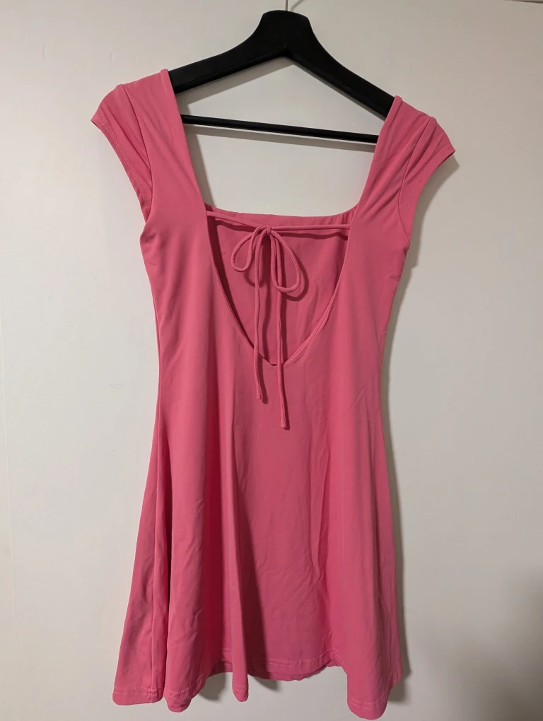 Pink Cap Sleeve Dress - Size S - photo 2