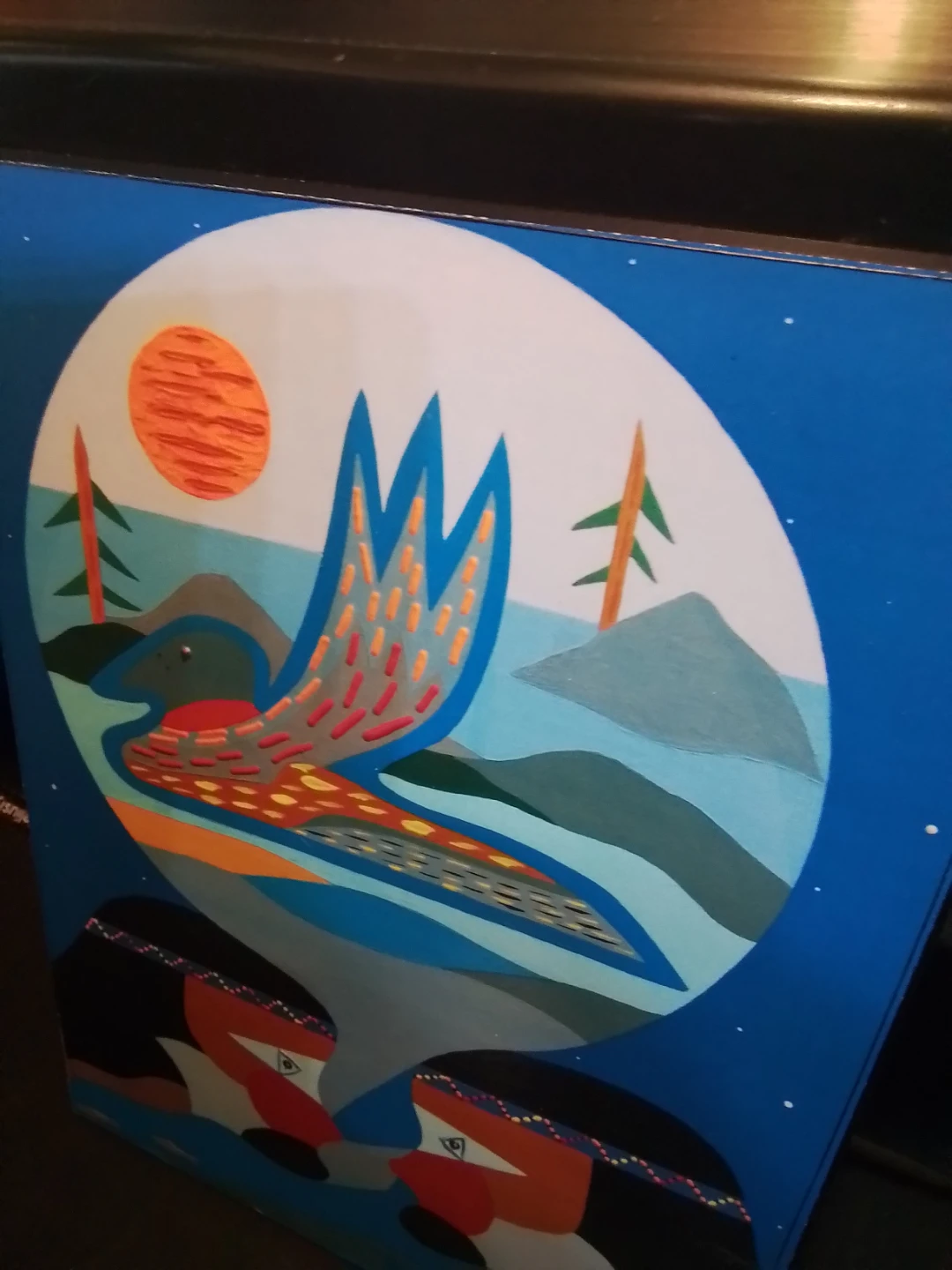 Indigenous Art on Plaque 8x11" - photo 4
