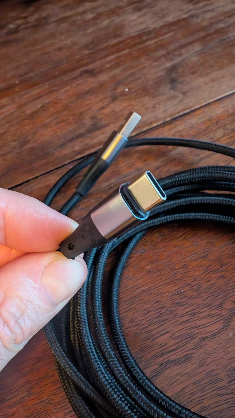 Two USB-A to USB-C Cable - 10' feet