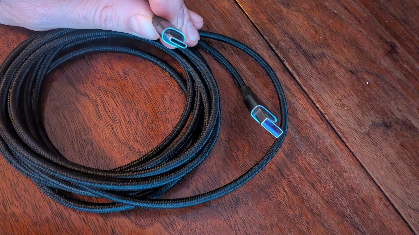 Two USB-A to USB-C Cable - 10' feet - photo 3