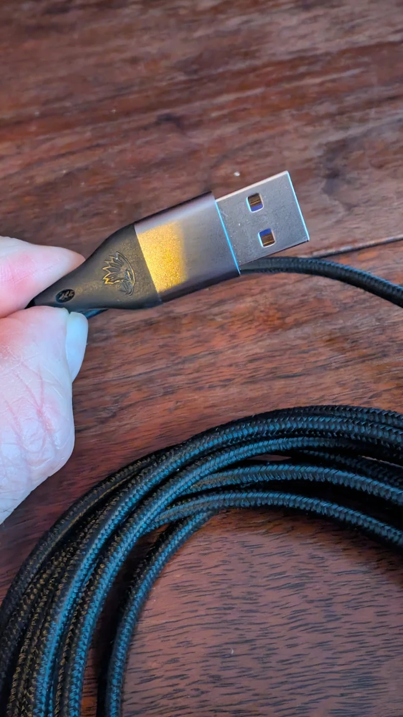 Two USB-A to USB-C Cable - 10' feet - photo 4