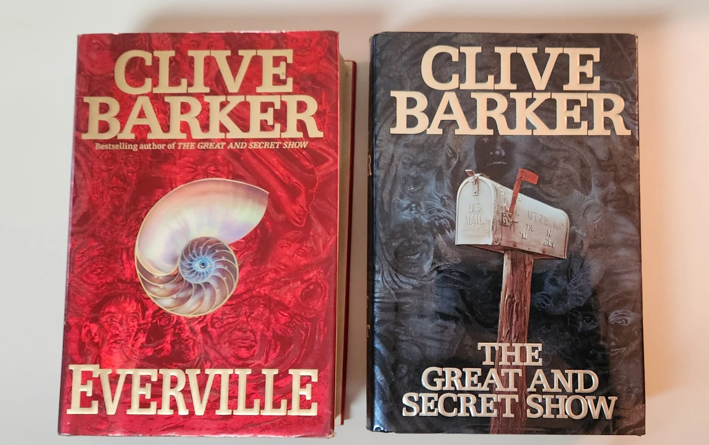 Clive Barker Everville & The Great and Secret Show Books