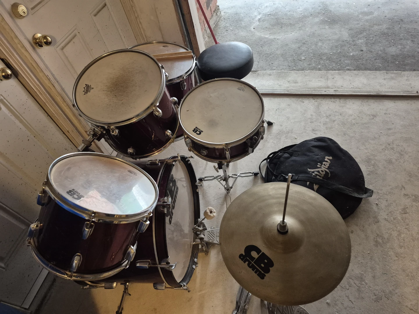 CB Drums Set - Burgundy - photo 4