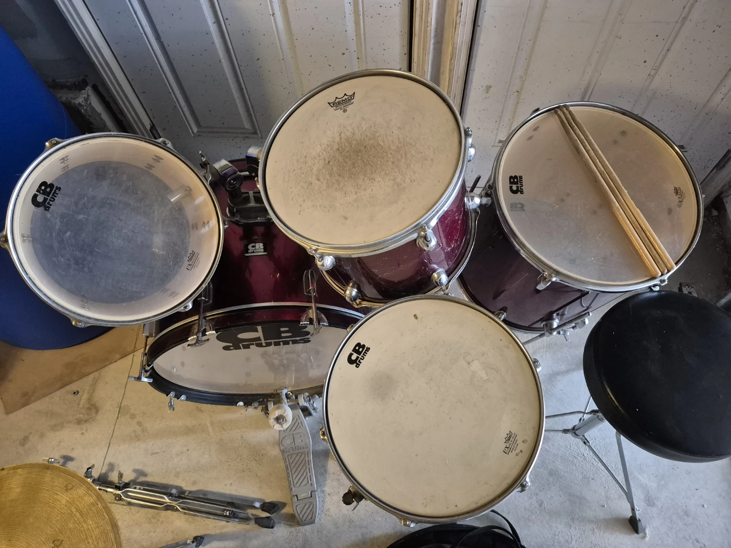 CB Drums Set - Burgundy - photo 5