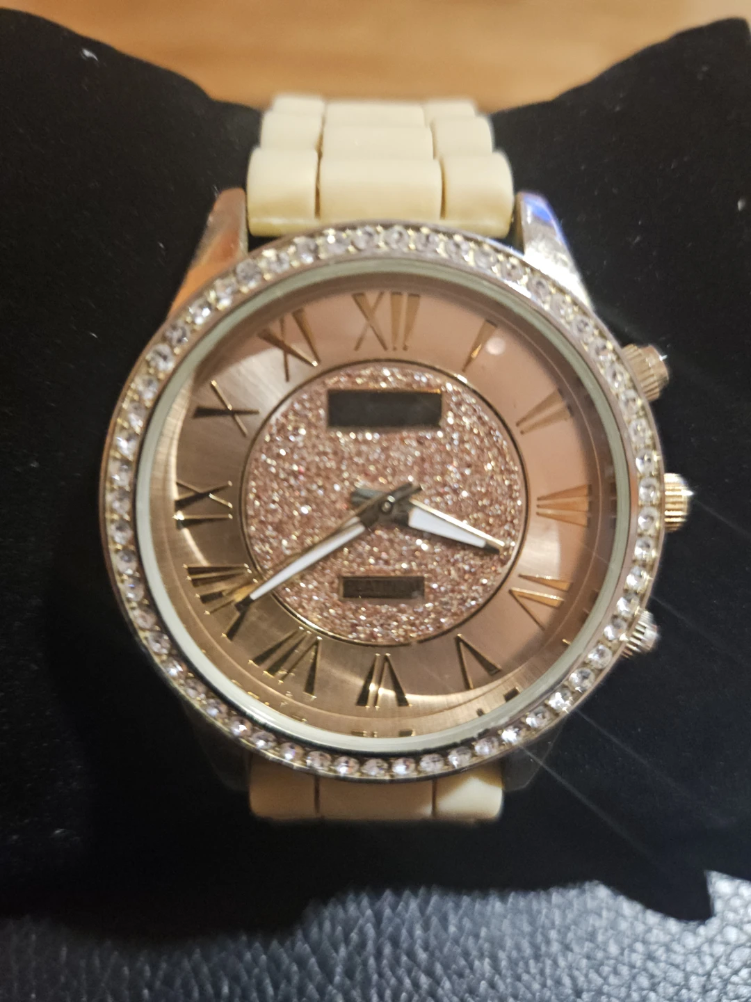 Geneva Rhinestone Bezel Watch - photo 2