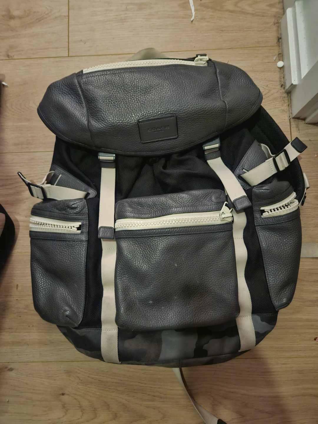 Coach Leather Backpack