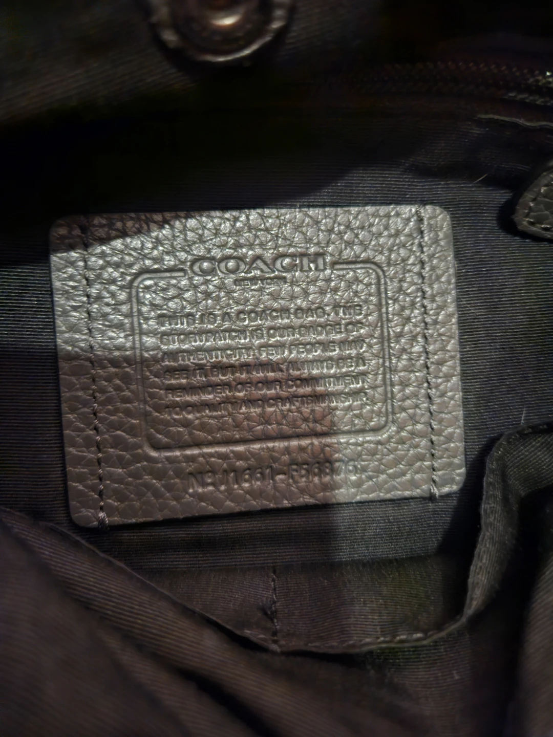 Coach Leather Backpack - photo 3