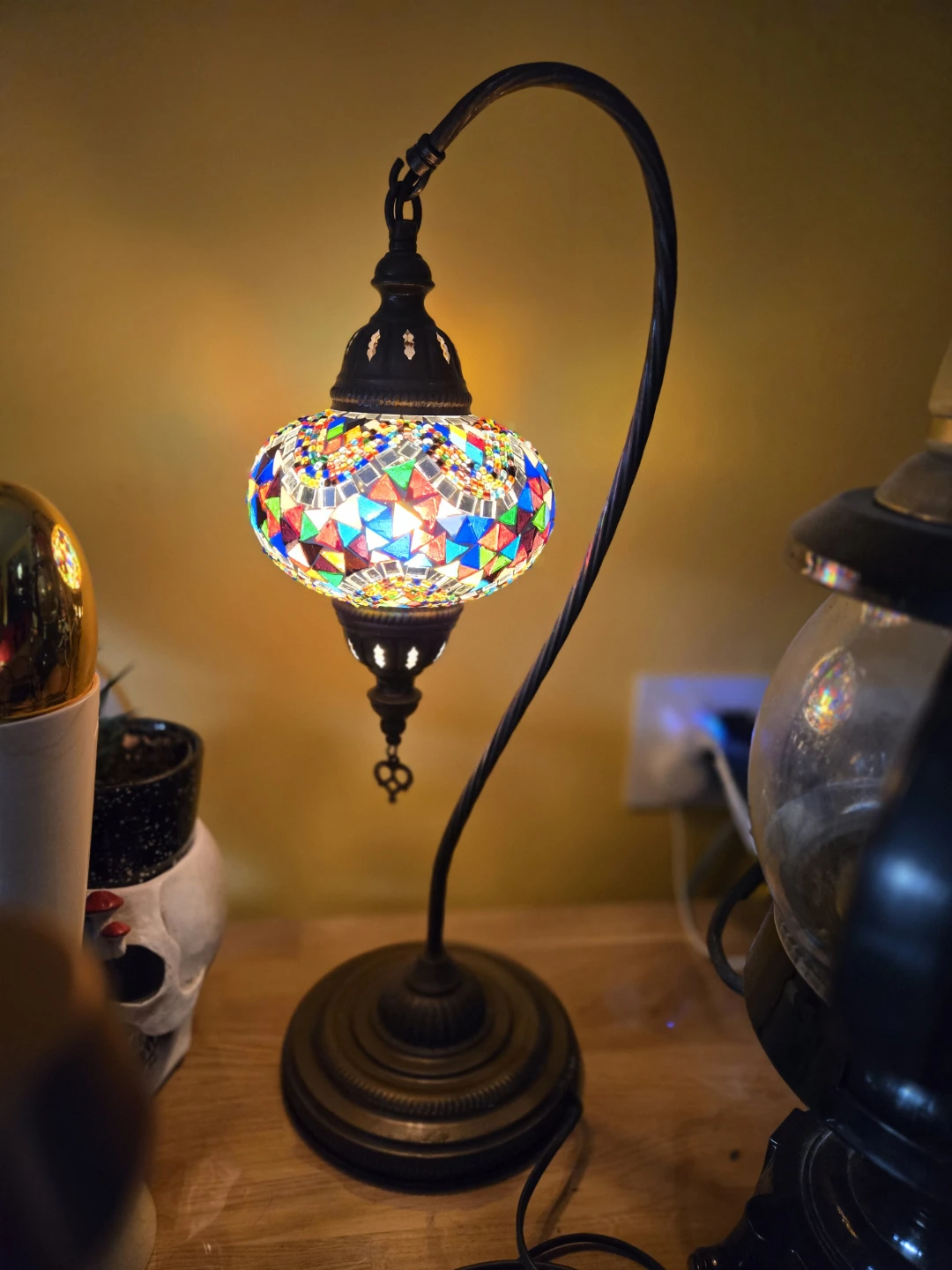 Mosaic Glass Table Lamp