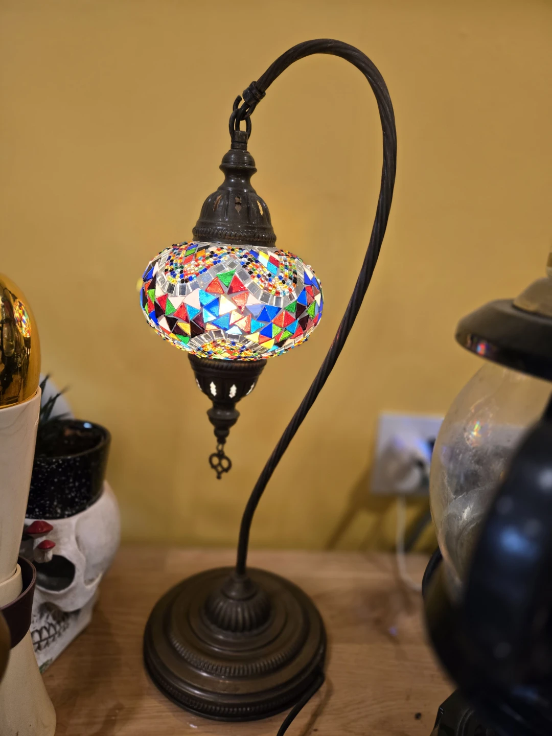 Mosaic Glass Table Lamp - photo 2
