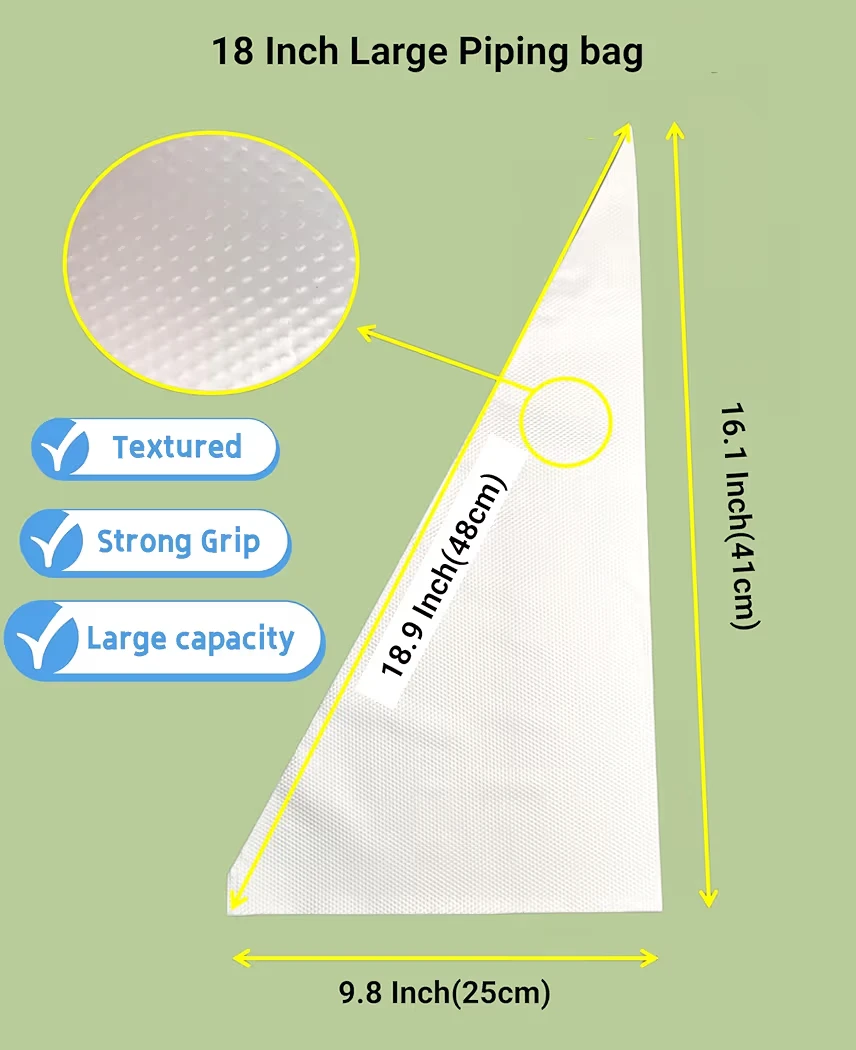 HOMYTOP 18 Inch Large Piping Bags (Pack of 200) - photo 2