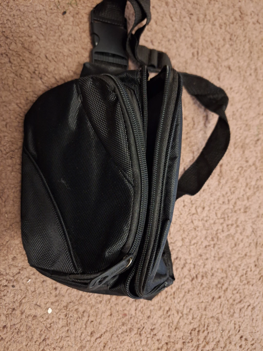 Black Fanny Pack / Belt Bag
