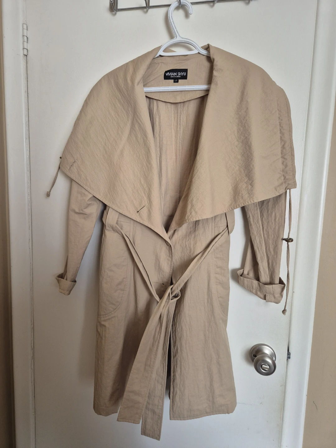 Vivian Shyu Beige Trench Coat - Size L
