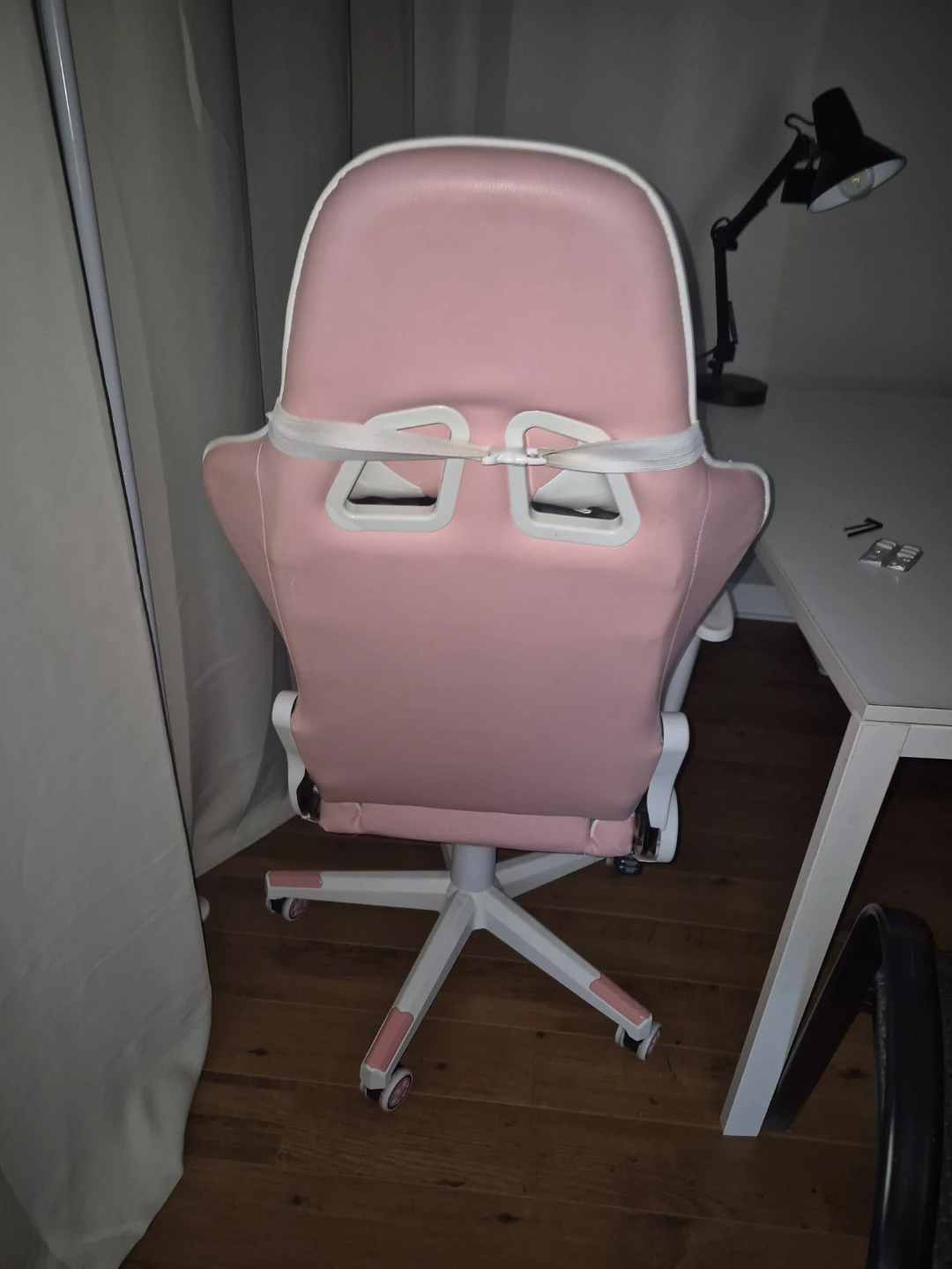 Pink & White S-Racer Gaming Chair - photo 4