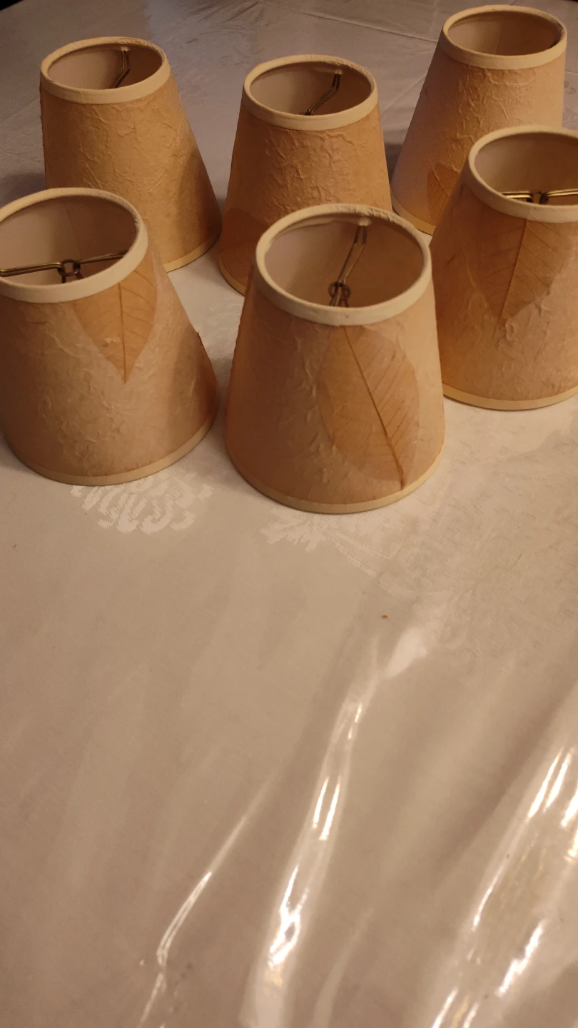 Lamp Shades - Set of 6 chandelier clip-on - photo 2