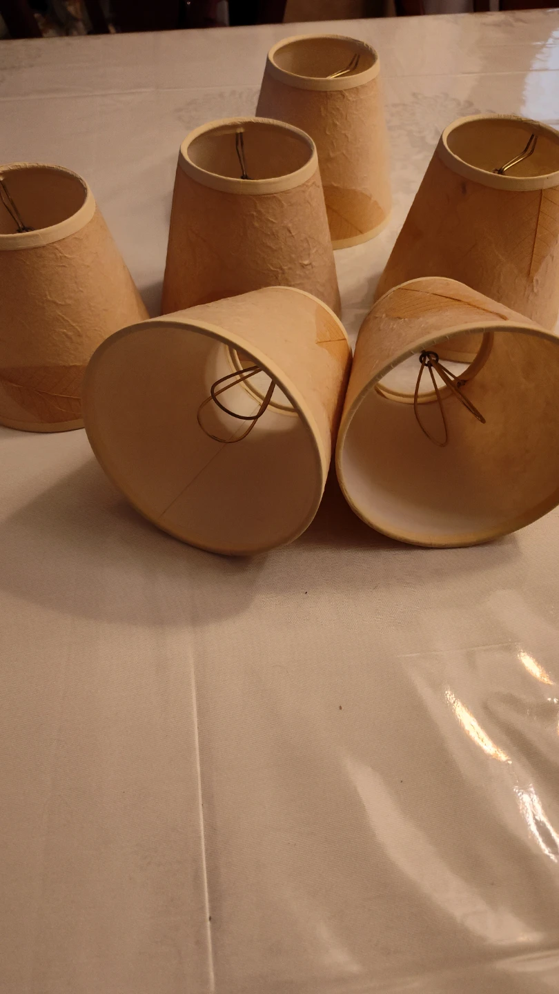 Lamp Shades - Set of 6 chandelier clip-on - photo 3