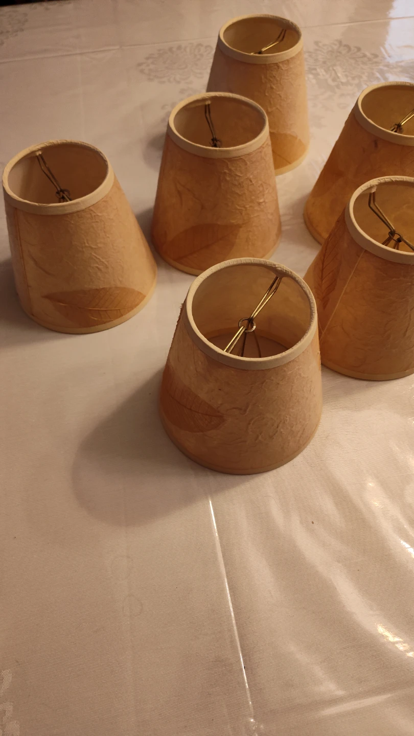 Lamp Shades - Set of 6 chandelier clip-on - photo 4