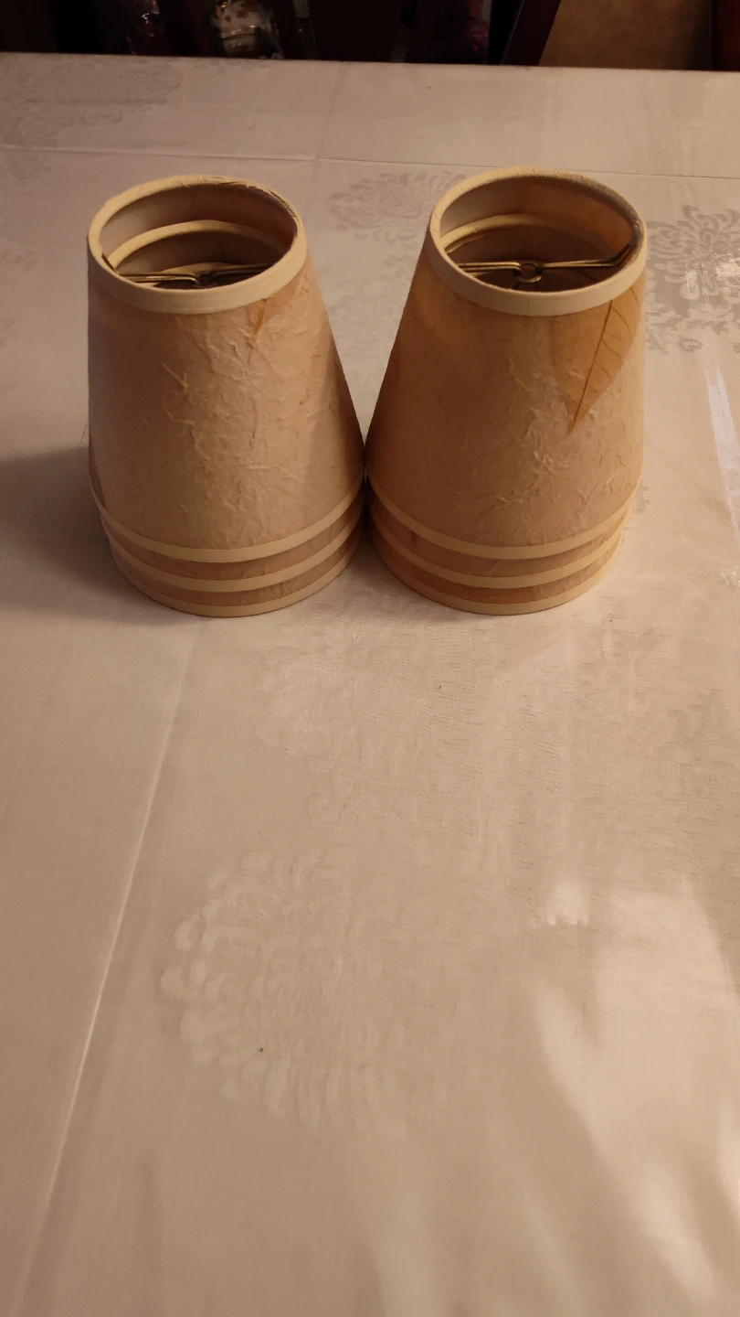 Lamp Shades - Set of 6 chandelier clip-on - photo 5