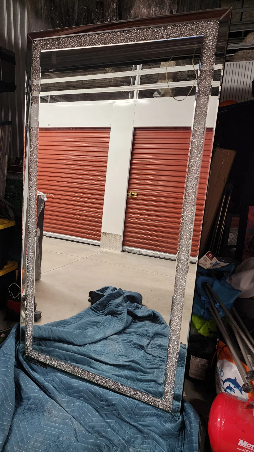 Rustique Inc Large LED Floor Mirror