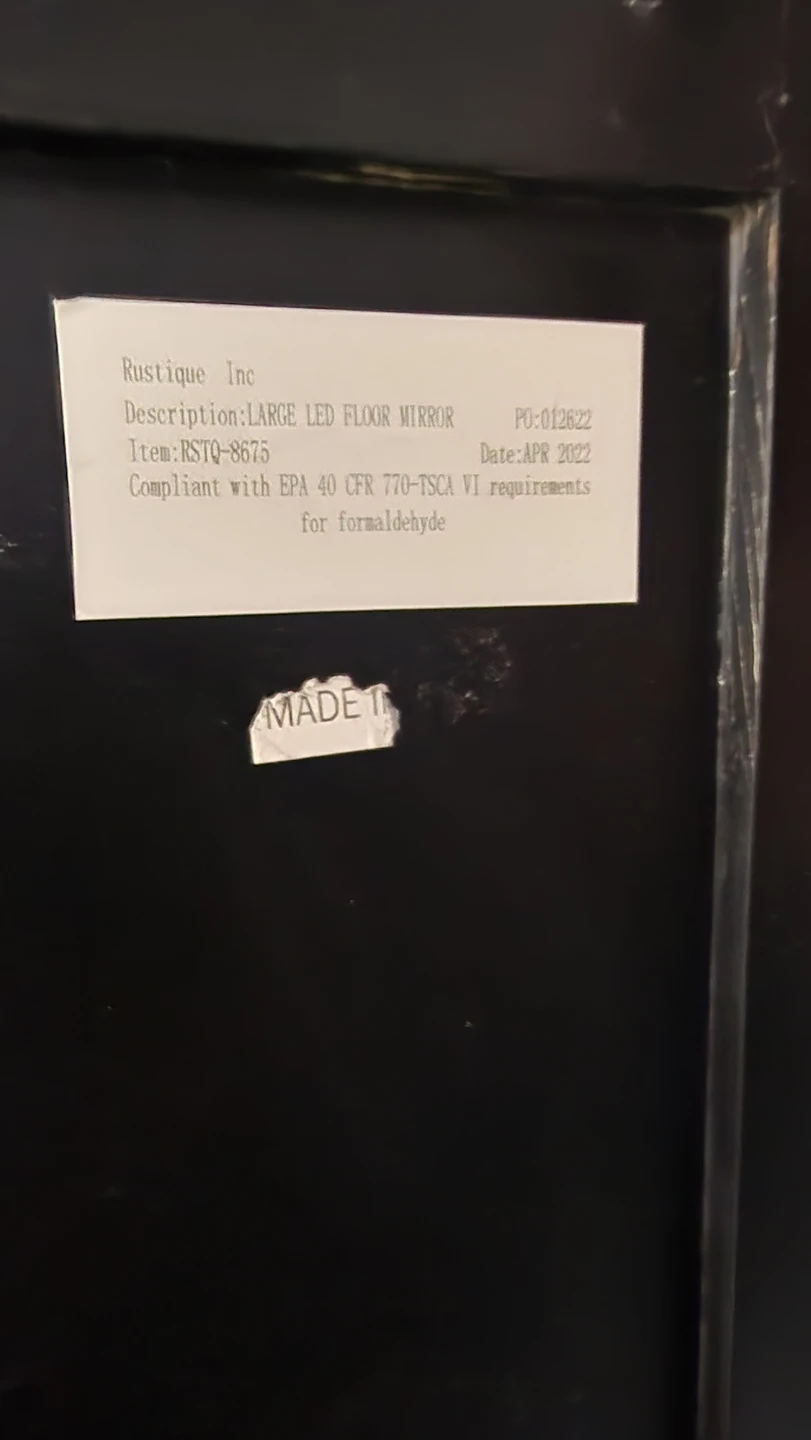 Rustique Inc Large LED Floor Mirror - photo 5