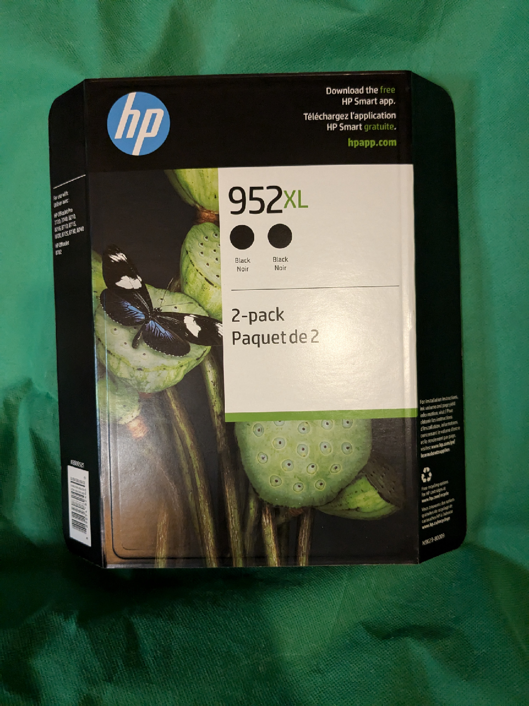 HP 952 ink, black