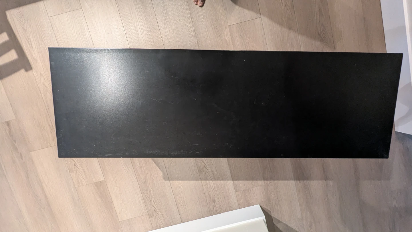 Ikea TJUSIG Bench with shoe storage, black - photo 4