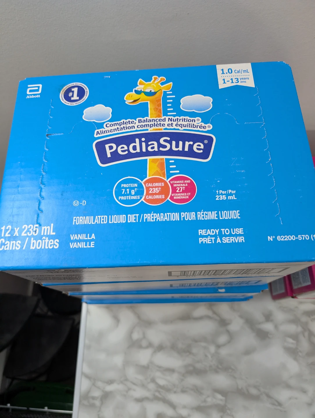 PediaSure 12x235mL Strawberry/Vanilla