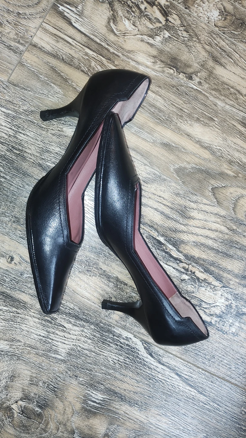 Nando Muzi Black Heels - Size 38.5 - photo 2