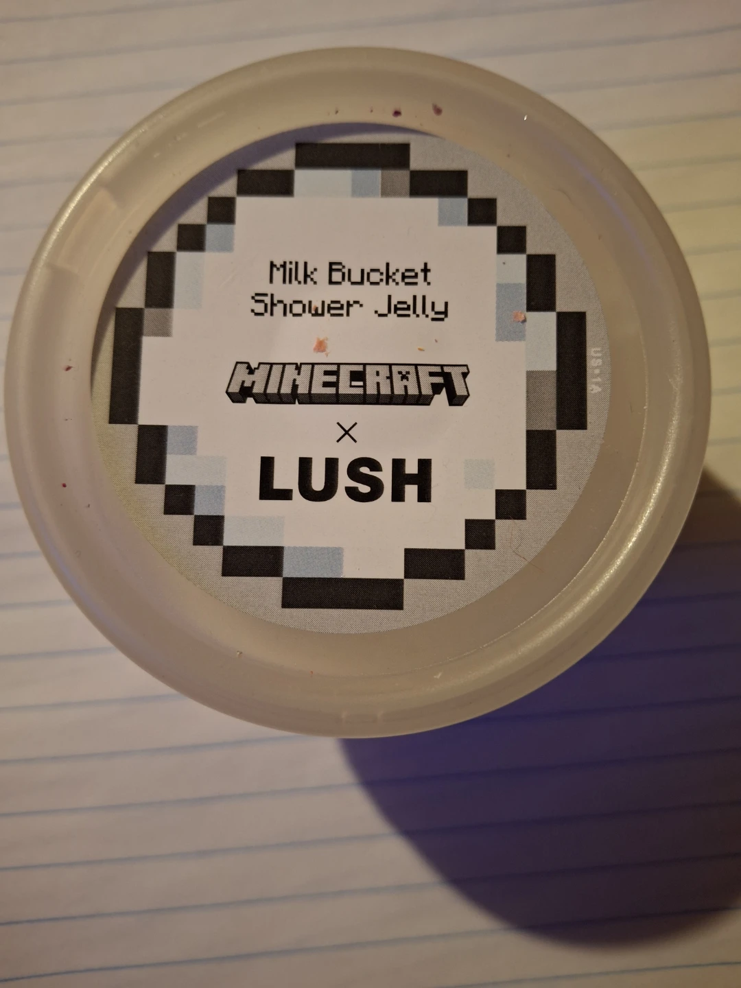 Minecraft Milk Bucket Shower Jelly by Lush
