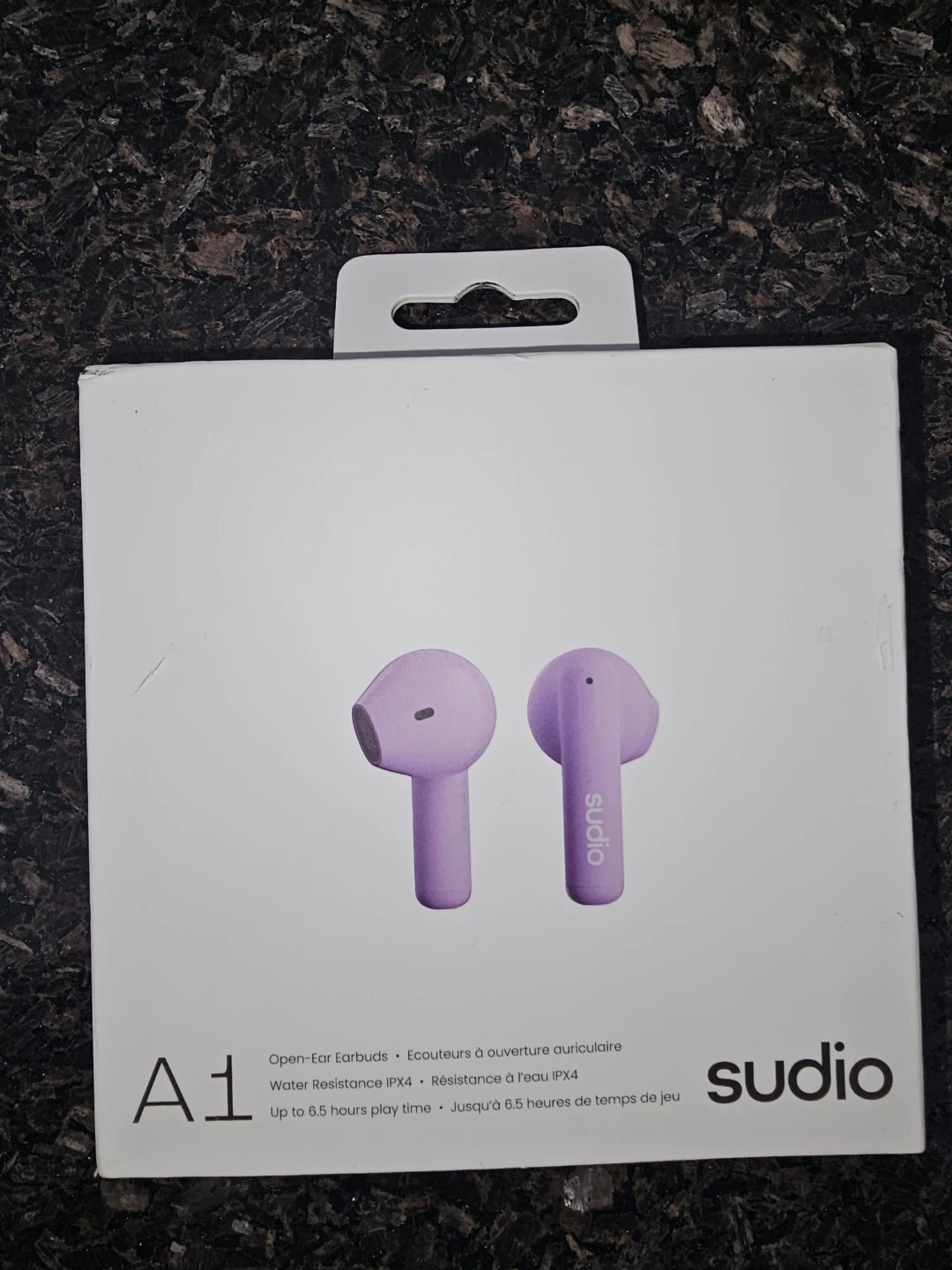 New Sudio A1 Lavender Earbuds, Water Resistant