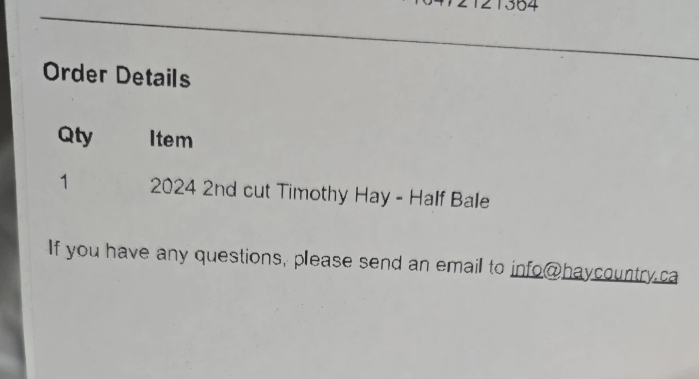 2024 2nd Cut Timothy Hay - Half Bale - photo 3