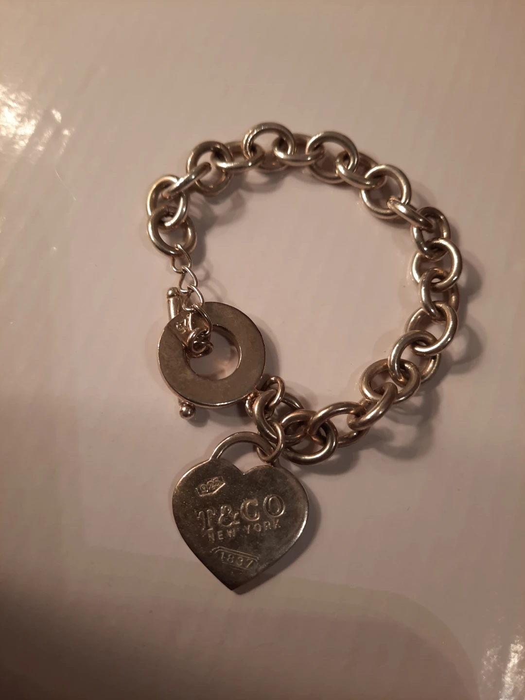 Silver tone 925 bracelet - photo 4