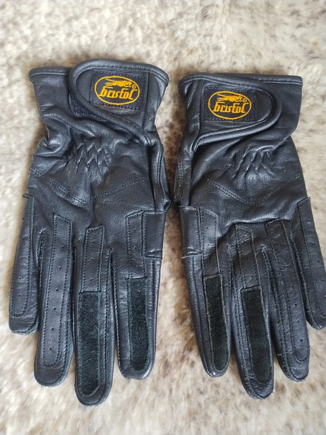 Bristol Riding Gloves - XS - Black Leather