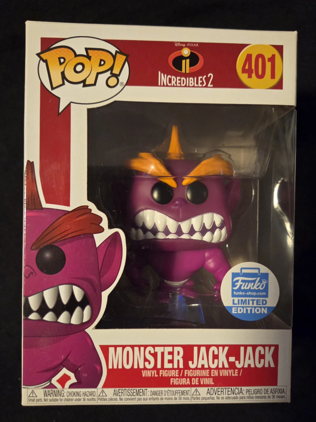 Funko Pop! Incredibles 2 Monster Jack Jack Vinyl Figure