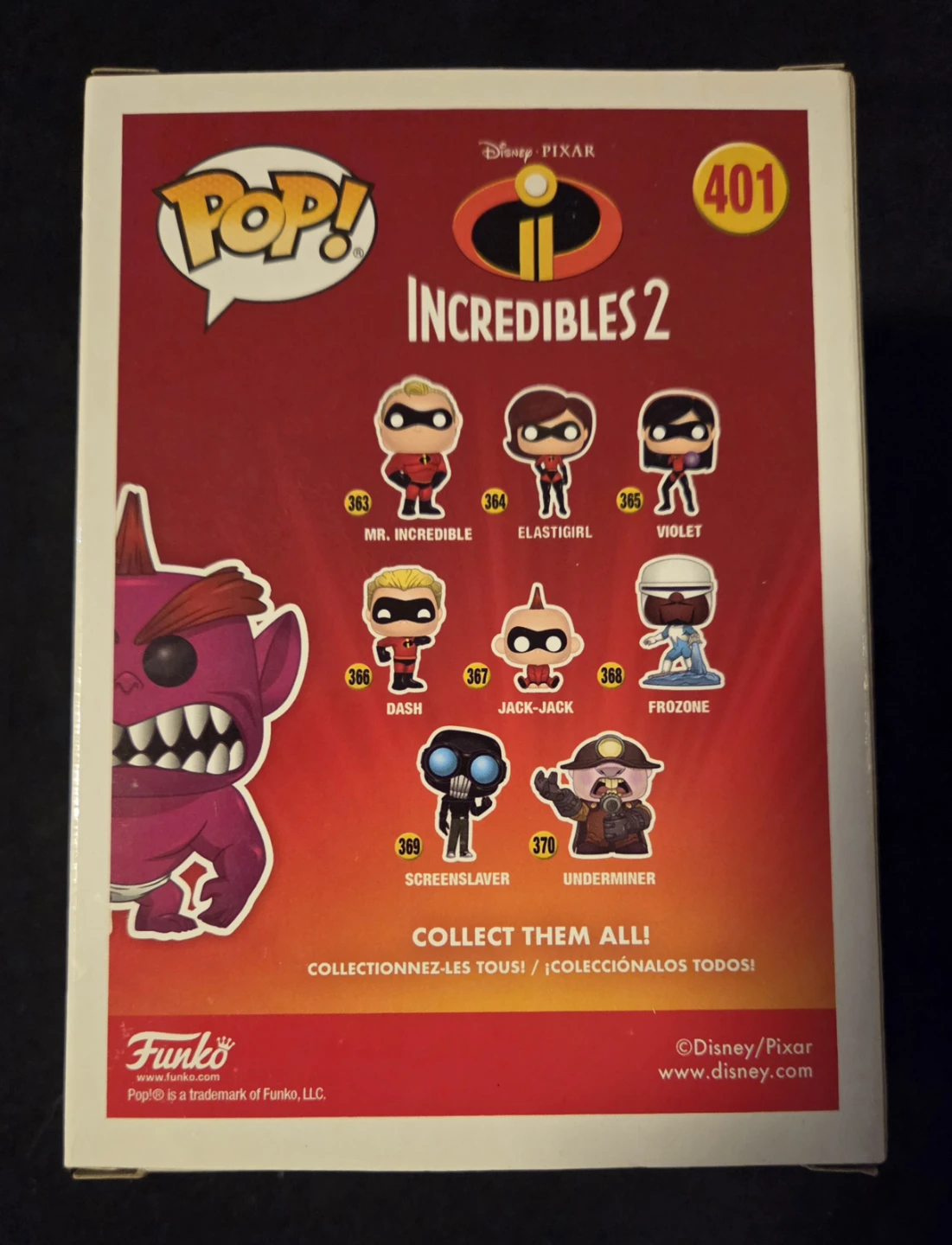 Funko Pop! Incredibles 2 Monster Jack Jack Vinyl Figure - photo 3