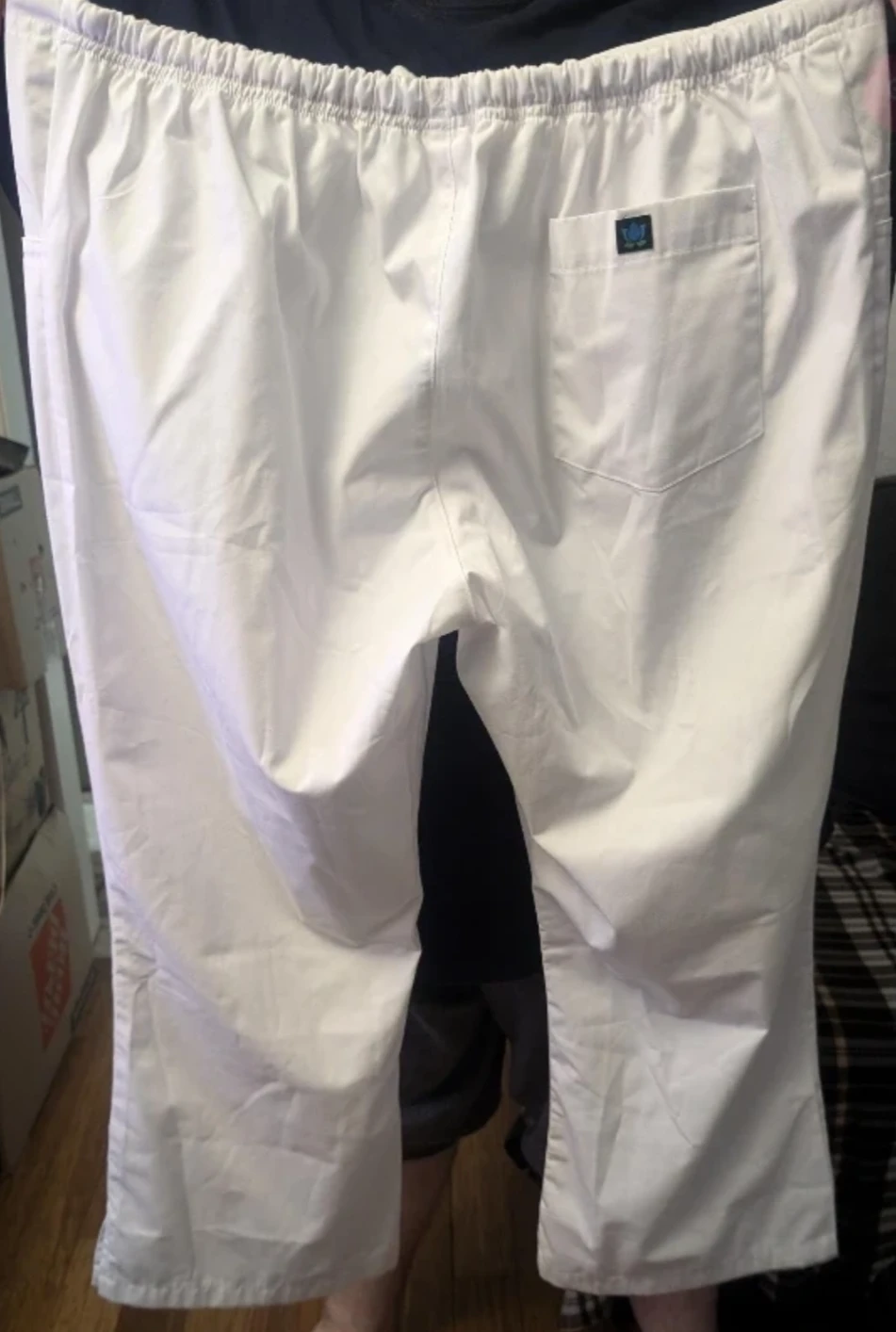🧡 Koi Stretch Scrubs Shirt Size XL & White Pants Size XLP - photo 3