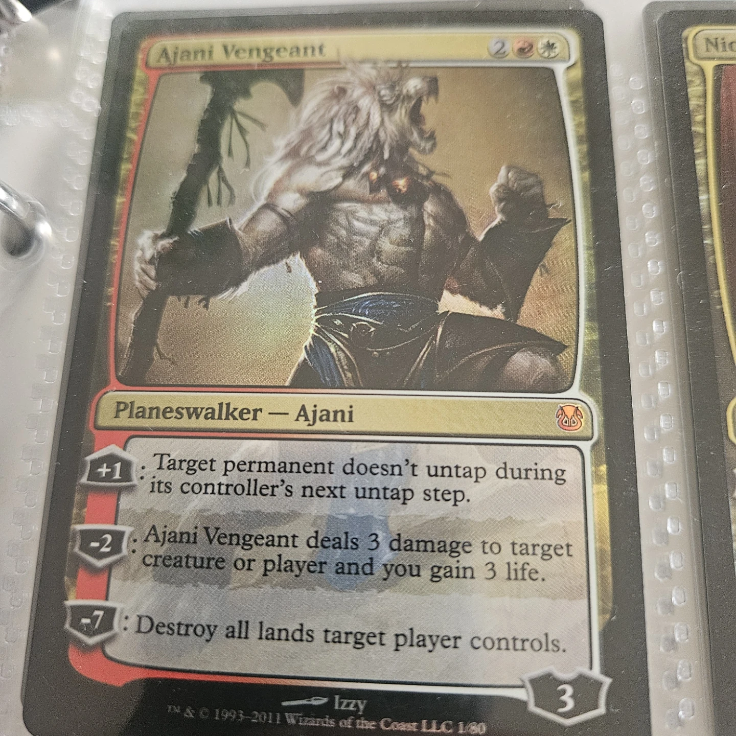 Ajani Vengeant Magic The Gathering Card