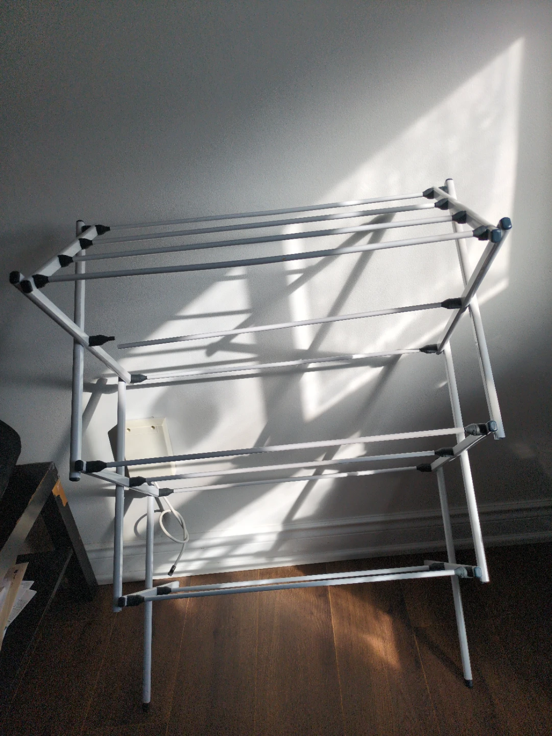 White 3-Tier Drying Rack - photo 2