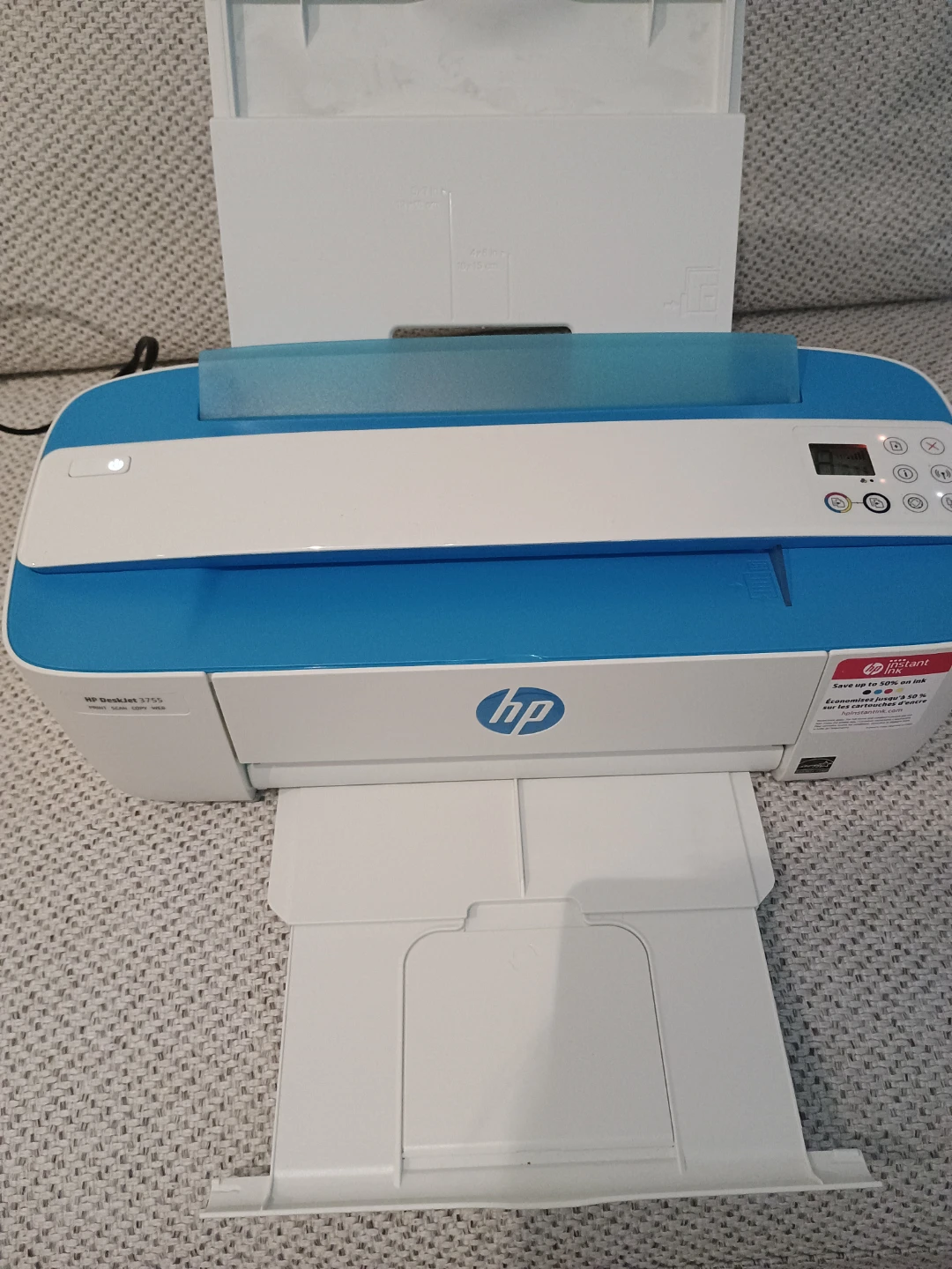 HP Deskjet 3755 All in One wireless printer - photo 2
