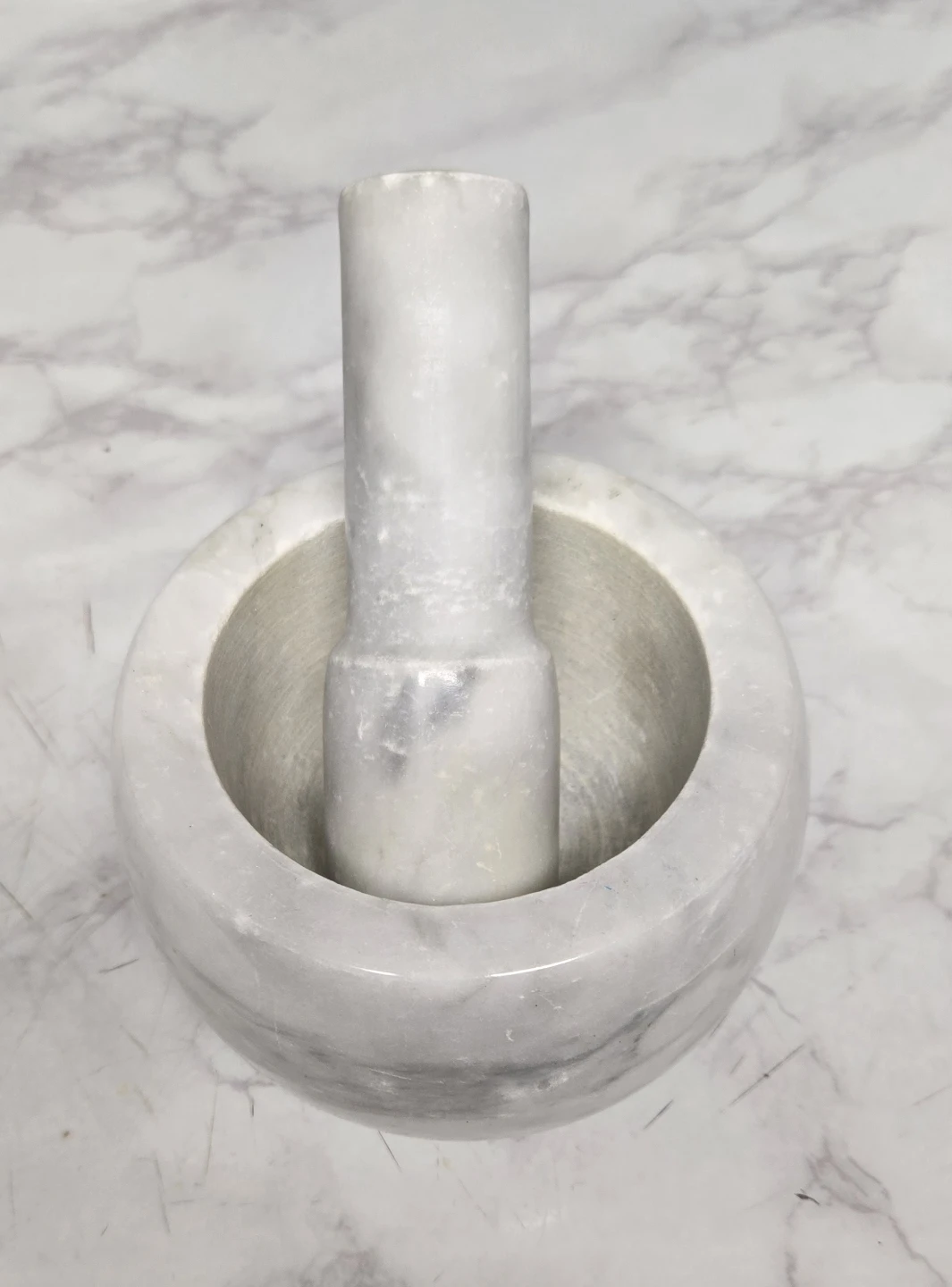 Marble Mortar and Pestle Set