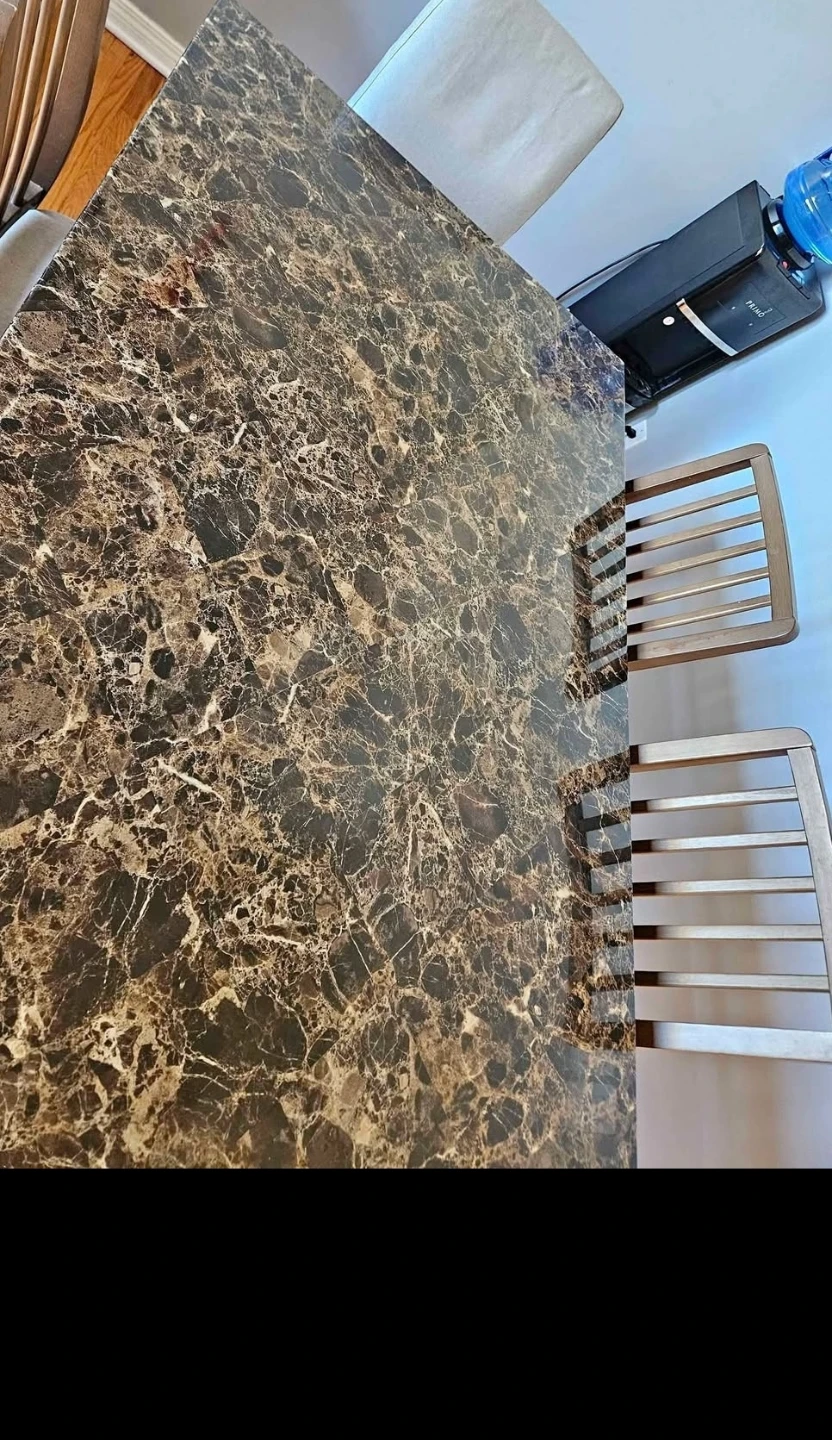 Granite Quartz Marble look Dinning Table Set
