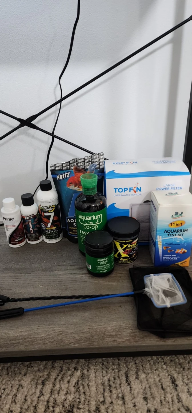30 Gallon Aquarium Fish Tank + Accessories  - photo 4