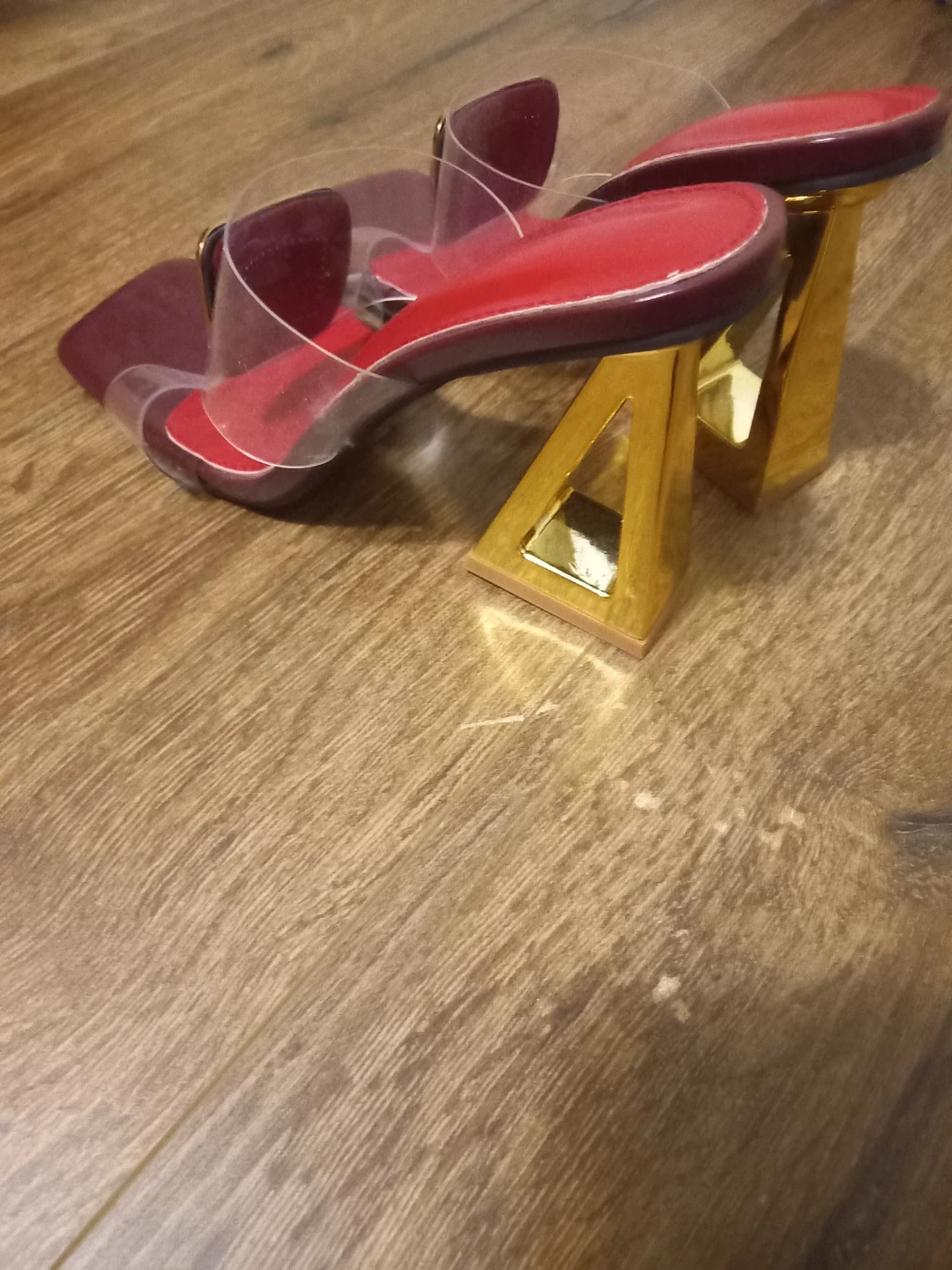 Red & Clear Heels - photo 2