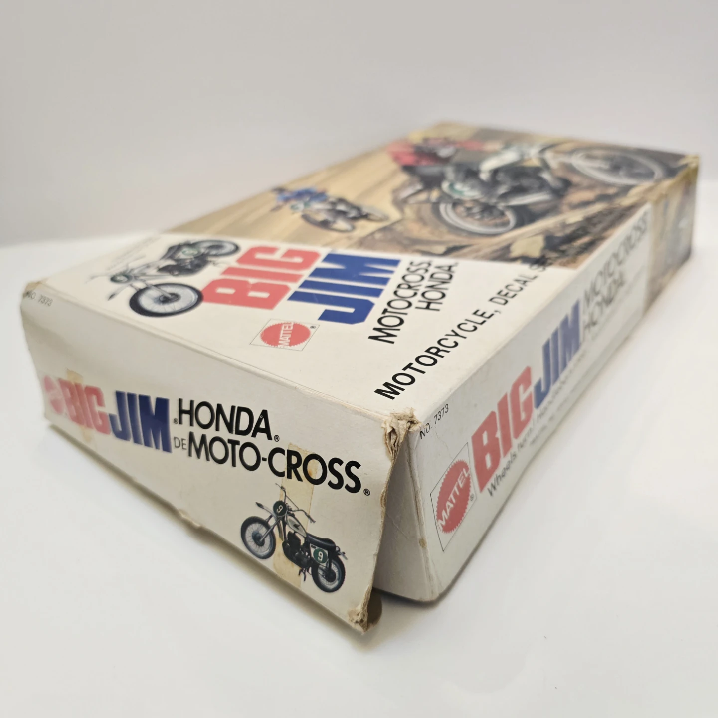 Big Jim Motocross Honda Box and Figurine - photo 3
